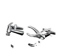 Tous les modèles en matière de mode, chemisettes françaises pour hommes, boutons de manchette de chemise française pour petits outils, symboles mathématiques modélisés, boutons de manchette - 5