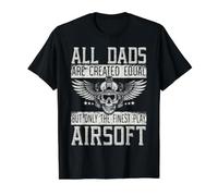 Tous Les Papas sont créés égaux, mais Seuls Les Meilleurs Jouent à l'airsoft T-Shirt Graphique avec Valeur