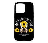 Tous Les péchés sont égaux Devant Dieu - Citation Religieuse Coque pour iPhone 15 Pro Max