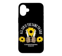 Tous Les péchés sont égaux Devant Dieu - Citation Religieuse Coque pour iPhone 16 Plus