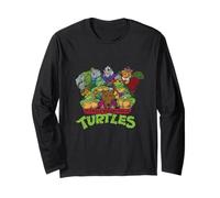 Tous Les Personnages avec des méchants en détresse TMNT Manche Longue