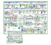 Tous Les Puzzles - Golf par Tim Bulmer - Puzzle de 1000 pièces pour Adultes, Grand Puzzle de 66 cm x 50 cm. Difficile à Terminer mais Amusant et Humoristique