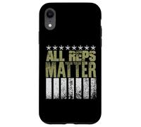 Tous Les représentants comptent ! Fitness, Sport, entraînement, Musculation, soulevé de Terre Coque pour iPhone XR