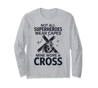 Tous Les Super-héros ne Portent Pas de Capes Mine Wore A Cross Manche Longue