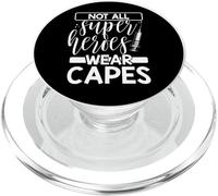 Tous Les Super-héros ne Portent Pas de Capes pour infirmière PopSockets PopGrip pour MagSafe