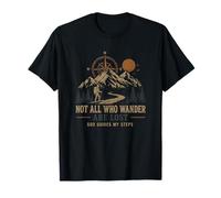 Tous Les vagabonds ne sont Pas perdus Dieu Guide Mes Pas T-Shirt
