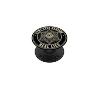 Tous Les Yeux Qui voient Les Vrais Yeux se rendent Compte des mensonges Anti-Conspiration PopSockets PopGrip Adhésif