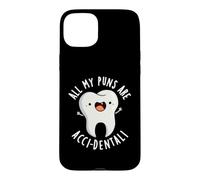 Tous Mes Jeux de Mots sont des Jeux de Mots Amusants accidentels Coque pour iPhone 15 Plus