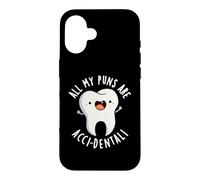 Tous Mes Jeux de Mots sont des Jeux de Mots Amusants accidentels Coque pour iPhone 16