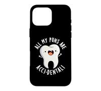 Tous Mes Jeux de Mots sont des Jeux de Mots Amusants accidentels Coque pour iPhone 16 Pro Max