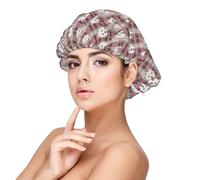 Tous mes meilleurs amis sont des Westies,Bonnet de nuit en satin réglable en soie pour adulte, bonnet de nuit élastique pour femme