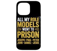 Tous Mes Modèles sont Allés en Prison Religion Chrétienne Coque pour iPhone 14 Pro Max