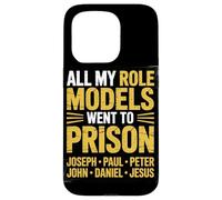 Tous Mes Modèles sont Allés en Prison Religion Chrétienne Coque pour iPhone 15 Pro