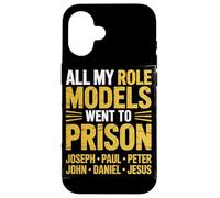 Tous Mes Modèles sont Allés en Prison Religion Chrétienne Coque pour iPhone 16