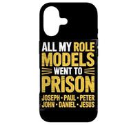 Tous Mes Modèles sont Allés en Prison Religion Chrétienne Coque pour iPhone 17