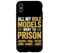 Tous Mes Modèles sont Allés en Prison Religion Chrétienne Coque pour iPhone X/XS