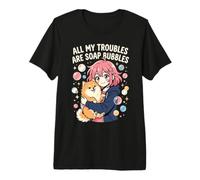 Tous Mes problèmes sont des Bulles de Savon T-Shirt Haut de Gamme