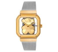 Tous Montre analogique D-Bear Party Bracelet en acier Doré et argenté Classique