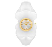 TOUS Montre analogique en acier doré et polycarbonate blanc 3000147400 T. L Bear Folks