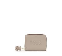 Tous - Petit portefeuille - Femme - Accessoires - Beige - Taille: ONE Size