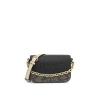 TOUS petit sac à bandoulière noir et beige 2002200351