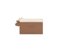 TOUS Porte-cartes Audree Saffiano Moca Beige 2002361544