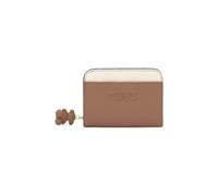 TOUS Portefeuille moyen double Audree Saffiano Moca 2002360544