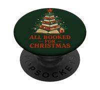 Tous réservés pour Arbre à Livres de Noël Lecture Bibliothèque Professeur PopSockets PopGrip Adhésif