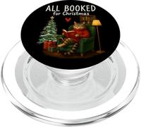 Tous réservés pour Les Amateurs de Livres de Noël Chat PopSockets PopGrip pour MagSafe