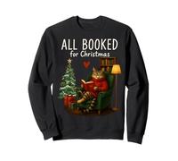 Tous réservés pour Les Amateurs de Livres de Noël Chat Sweatshirt