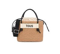 TOUS Sac à dos Moyenne Scoubidou Naturel-Noir, beige, Taille unique