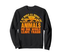 Tous se comportent comme des Animaux Jour de la Terre Planète Étudiants Enseignants Sweatshirt