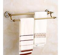 Tous-Serviette Antique en cuivre, Salle de Bain de Salle de Bain Salle de Bain, Serviette Serviette de Salle de Bain Rail/Double pôle WFJ