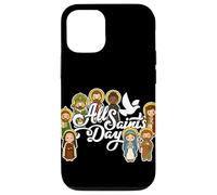 Toussaint catholique St Joseph Marie Thérèse Jude Cecelia Coque pour iPhone 12/12 Pro