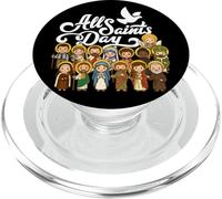 Toussaint catholique St Joseph Marie Thérèse Michael Jude PopSockets PopGrip pour MagSafe