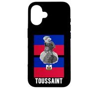 Toussaint L'Ouverture Drapeau Haïti - Révolution Haïtienne 1804 Coque pour iPhone 16