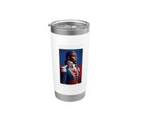 Toussaint Louverture Haïti Gobelet isotherme en acier inoxydable double paroi