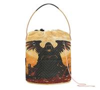 Toussaint Sac de rangement pour crochet Sac de voyage portable pour crochet Accessoires de crochet