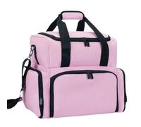 Tousse de Maquillage Boîte De Rangement for Vernis À Ongles, Portable Et Détachable, Idéale for Les Voyages Sac Rangement Manucure(Rosa)