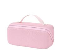 Tousse de Maquillage Boîte De Rangement Portable for Vernis À Ongles, Cosmétiques, Bijoux Sac Rangement Manucure(Rosa)