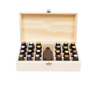 Tousse de Maquillage Présentoir en Bois for Vernis À Ongles, Boîte Huiles Essentielles, Support Amovible Sac Rangement Manucure