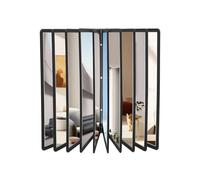 TouSuaRSi Système de suspension mural magnétique - Support transparent pour prospectus - Avec espace de 10 feuilles A4 - Tableau mural double face - Pour salles de foire, informations de bureau