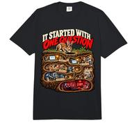 Tout a commencé avec Une Question : la théorie du Complot de Comfort Colors Adult Heavyweight T-Shirt