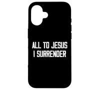 Tout à Jésus, Je m'abandonne Coque pour iPhone 16