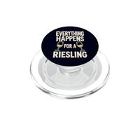 Tout Arrive pour Un Amateur de Jeux de Mots Amusants sur Le Riesling PopSockets PopGrip pour MagSafe