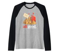 Tout bon employé des postes Life Mail Post Office Worker Funny Manche Raglan