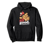 Tout bon employé des postes Life Mail Post Office Worker Funny Sweat à Capuche