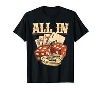 Tout Carte Jouer Cartes Poker Lecteur Jeux d'argent Casino T-Shirt