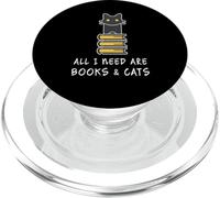 Tout ce Dont J'Ai Besoin, ce sont des Livres et des Chats PopSockets PopGrip pour MagSafe