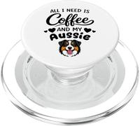 Tout Ce Dont J'Ai Besoin, C'est De Café Et De Mon Aussie PopSockets PopGrip pour MagSafe